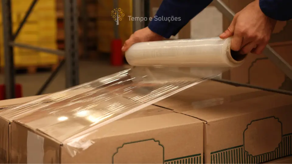 filme stretch convencional e pigmentado