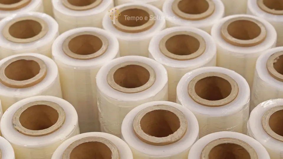 filme stretch convencional e pigmentado