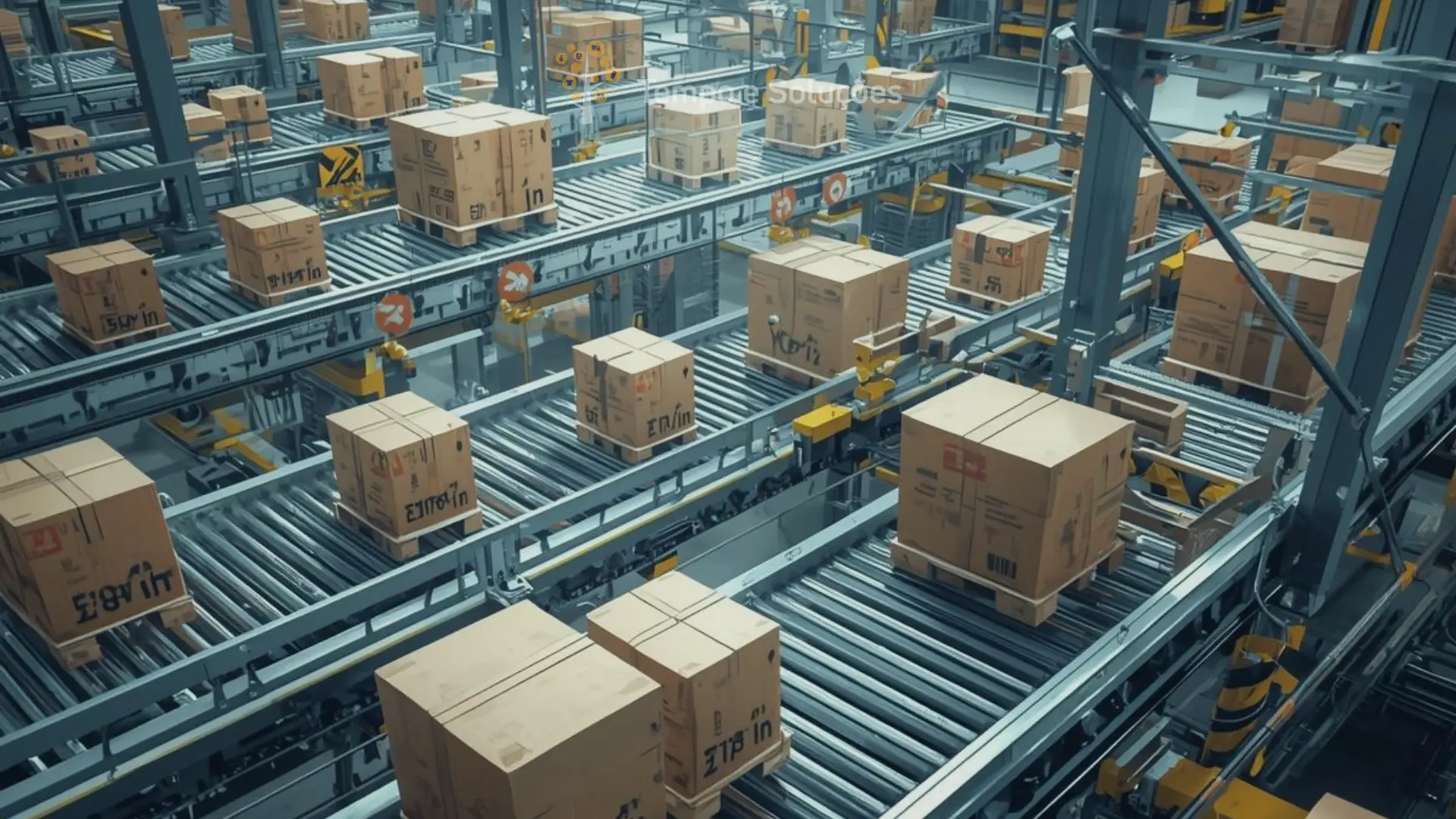 caixa de papelão para embarque e embalagens