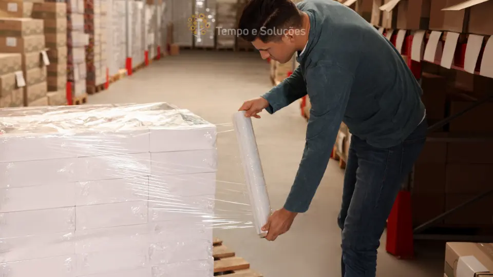 filme stretch convencional e pigmentado