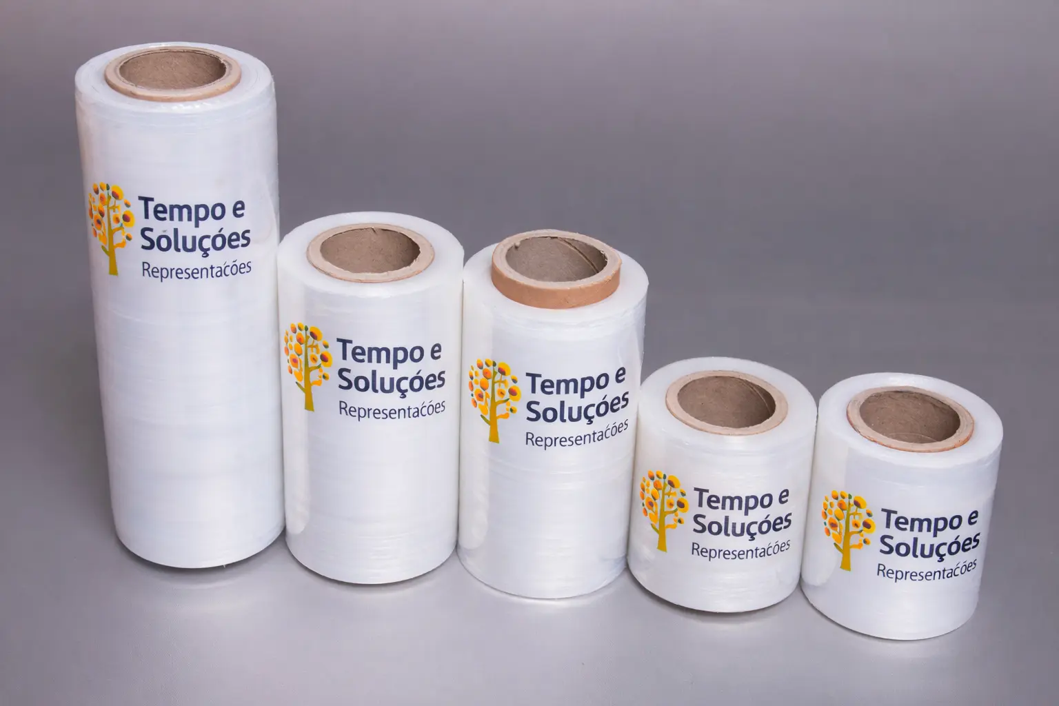 filme stretch convencional e pigmentado