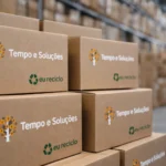 caixas de papelão
